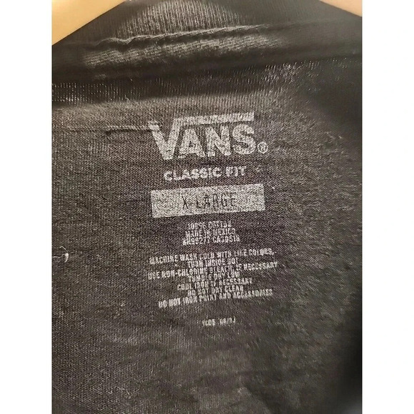 Vans Men's T-Shirt Tropical Graphic Off The Wall Sz XL Classic Fit 100% Cotton - Picture 4 of 6